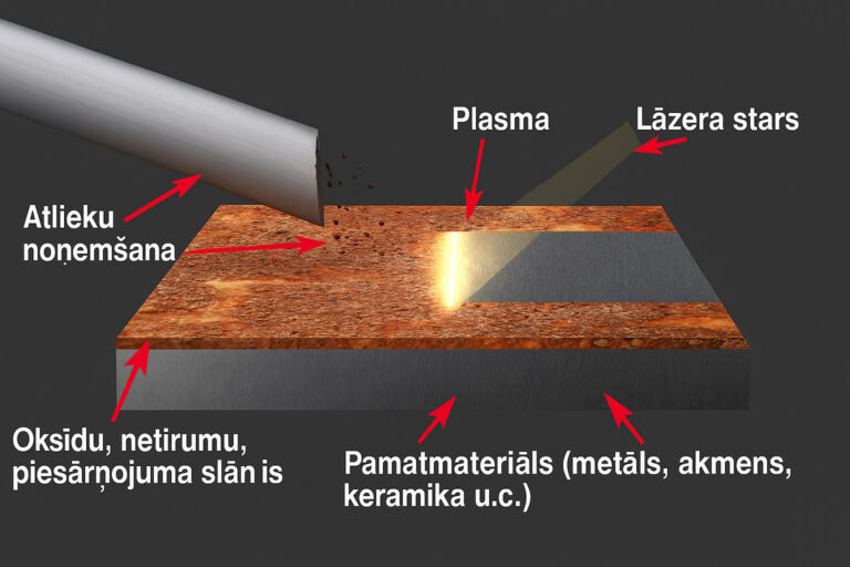 Kā darbojas lāzera tīrīšana?